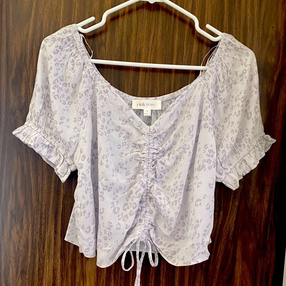 Front Tie Adjustable Crop Top